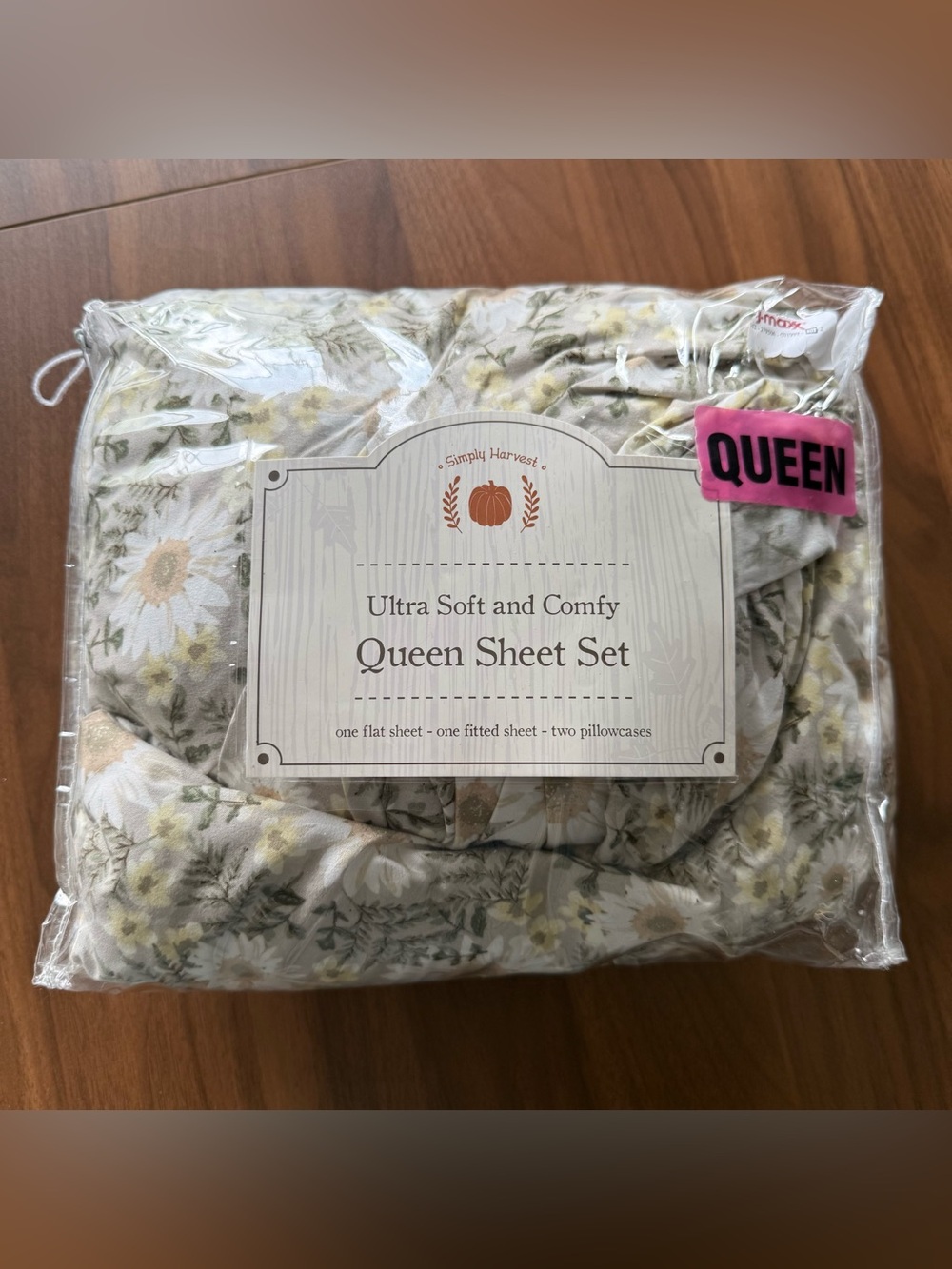 Ultra Soft Floral Queen Sheet Set